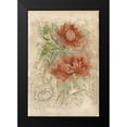 thumbnail image 2 of Harper, Ethan 17x24 Black Modern Framed Museum Art Print Titled - Floral Pattern Study I, 2 of 5