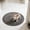 Grey, variant on Round Bathroom Rug Shaggy Extra Soft and Absorbent Non Slip Machine Washable Bath Mat, Quick Dry 19.6 Inch Round Bathroom Rugs for Tub Shower Bathroom Floor Home Decor Accessories