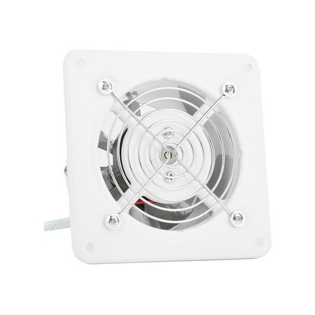 

25W Plastic Wall Mounted Exhaust Fan with Copper Motor 30-35db Quiet Ventilation Fan 2800r/min Kitchen Extractor Fan Vent Universal Extraction Fan for Bathroom Restroom Garage