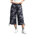 thumbnail image 3 of Women Y2K Cargo Jean Shorts Camo Cargo Shorts Y2k Baggy Long Jorts Low Rise Baggy Denim Shorts for Women (Grey L), 3 of 6