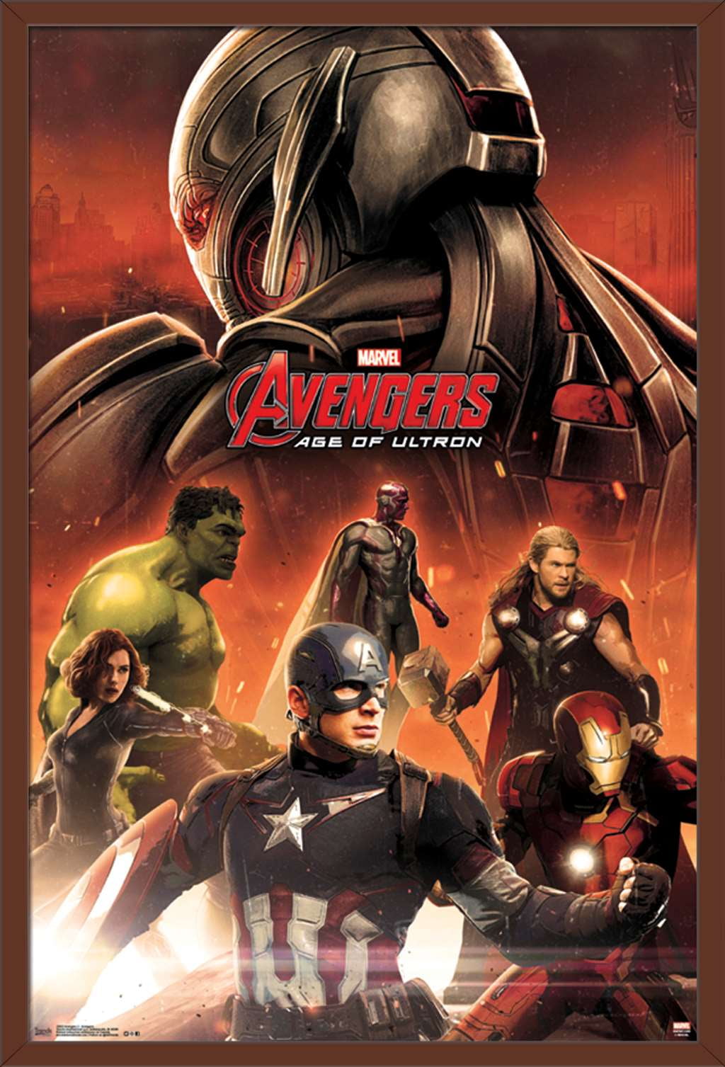 Ver Avengers Age Of Ultron Online MCU: Avengers: Age of Ultron: Avengers Poster - Walmart.com - Walmart.com