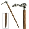Design Toscano Gentleman's Choice: Chrome Exotic Toucan Solid Hardwood Walking Stick