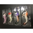 thumbnail image 2 of 4 Piece Set 12g 70mm Mojo Tackle Co. Artificial Shrimp Lures ASSORTED COLORS, 2 of 6
