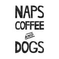 thumbnail image 2 of McCully, Jennifer 17x24 Black Ornate Wood Framed with Double Matting Museum Art Print Titled - Naps Coffee Dogs 1, 2 of 4
