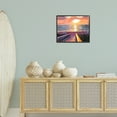 thumbnail image 3 of Stupell Industries Sea Sunset Reflection Landscape Painting Black Framed Art Print Wall Art, 20 x 16, 3 of 10