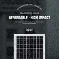 thumbnail image 3 of Cargador de panel solar ECO-WORTHY de 10 W para batería de 12 V, 3 of 8