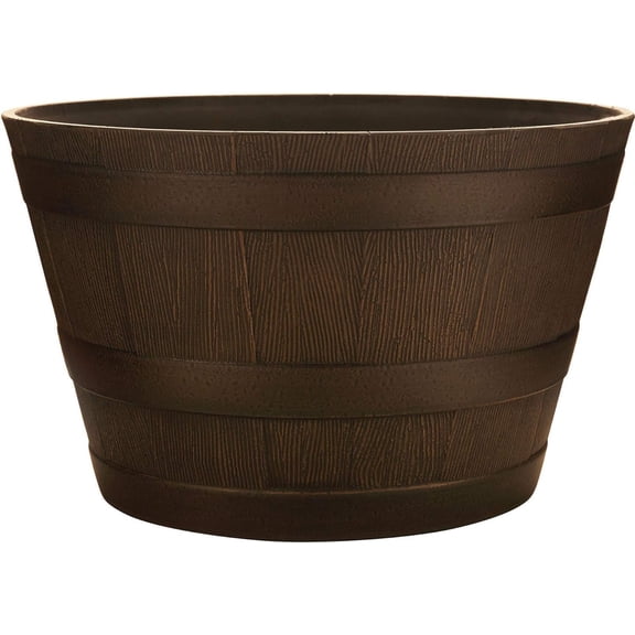 HDR WHISKEY BARREL PLANTER