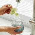 thumbnail image 4 of Olla de vidrio para condimentos con cepillo de silicona ajustable telescópico | Contenedor de almacenamiento de especias sellado | Grado alimenticio de alta temperatura | Fácil de limpiar | Botella, 4 of 4