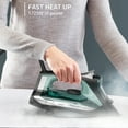 thumbnail image 6 of Rowenta Access Steam Iron, Fast Heat-Up, Stainless Steel Soleplate, 300 Active Micro-Stream Holes, Aqua, DW2364U1, 6 of 10