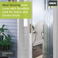 thumbnail image 2 of Surface Mount Storm Door Handle with Lock and Key for \u 陆 es Thick Doors (Matte -Posts), 2 of 6