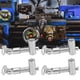 thumbnail image 5 of 4 Piezas Conector Tipo Ancla Acero Al Carbono Galvanizado Estándar Europeo 4040 ángulo Oblicuo 0/180 Grados M4 Rosca Nominal Acero Al Carbono Galvanizado ANGGREK Otros, 5 of 8