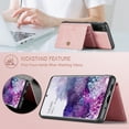 thumbnail image 2 of Case for Galaxy S20 Plus, Wallet Case w/Magnetic Credit Card Holder [Kickstand Feature][4 Card Slot] Detachable Cover fit Magnetic Car Mount, Case Compatible w/Samsung Galaxy S20 Plus- Pink, 2 of 9