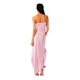 thumbnail image 4 of VISgogo Vestido largo sin mangas de verano para mujer, vestido ajustado con dobladillo con volantes y estampado de mariposas de corte bajo con correa de espagueti para la playa VISgogo moda, 4 of 5