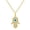 Yellow Gold, variant on 14K Yellow Gold Cubic Zirconia Evil Eye Hamsa Hand of Fatima Pendant Necklace