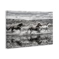 thumbnail image 2 of Stupell Industries Rustic Lodge Horses Splashing in Riverbank Canvas Art, 45 x 30, by PHBurchett, 2 of 8