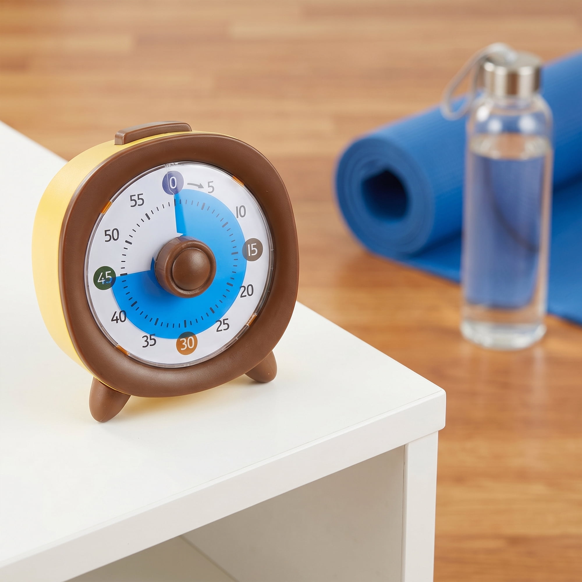Unique Bargains 60 Minute Kitchen Digital Visual Timer for Studying Brown