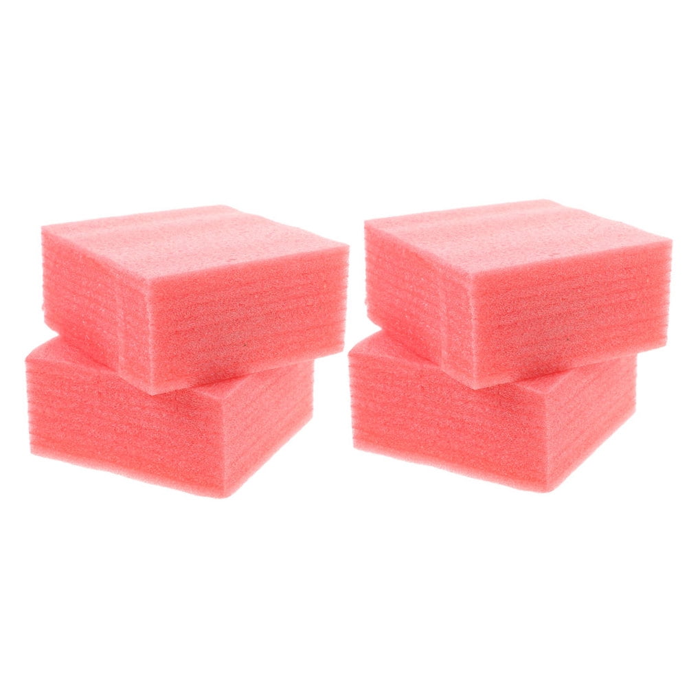 HAMPPLIES 4Pcs Red Foam Blocks for Flower Arrangements Reusable and Portable Florist Supplies