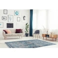 thumbnail image 2 of Linon Emerald Navy & Ivory 6.7x9.7 Area Rug, 2 of 9