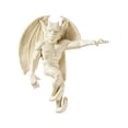 thumbnail image 2 of 1Pc Gothic Gargoyle Statue, Door Frame Wall Decor, Fantasy Home Handicraft Sculpture, Gothic Stone-Like Ornamental Art Decoration For Entrance & Indoor Spaces, Unique, 2 of 3