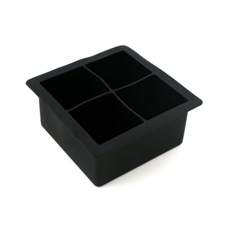 Home Ice Cube 4 Square Silicone Ice Cube Mold Icecube Tray ...