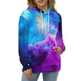 thumbnail image 4 of Galaxy Nebula Clouds Art-1 Men's Women New Sweatshirt Hoodie Men's Plus Size Sweatshirt Hooded Sweatshirt 3d Printed Street Men's Cloth, 4 of 6