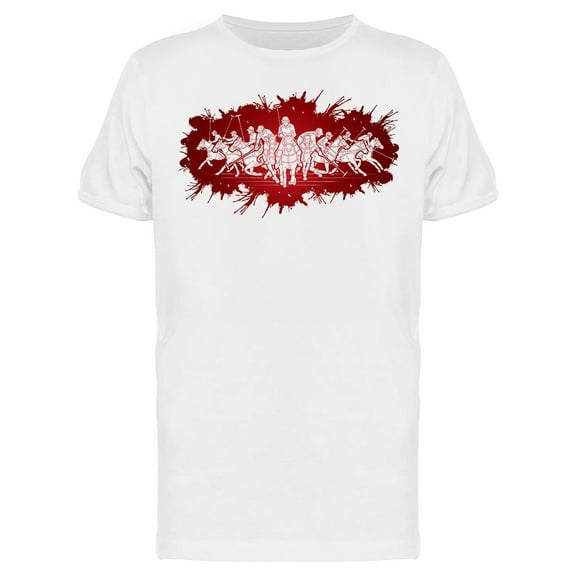 Polo Horses T-Shirt Men -Image by Shutterstock, Male Small