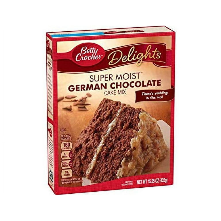 Betty Crocker Super Moist German Chocolate Cake Mix and Coconut