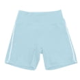 thumbnail image 5 of MIXUE Shorts For Women Summer Solid Color Elastic High Waist Gym Running Athletic Workout Yoga Shorts Holiday Wear,Blue,S, 5 of 5