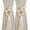 White, variant on AOOOWER Pack of 2 Flower Tassels Drapery Tiebacks Braided Rope Curtain Holdbacks Perfect For Living Room And Bedroom Decoration