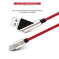 thumbnail image 2 of Universal Fast Charge 6Ft 2.4Amp Angled Fabric Micro USB Cable, 2 of 4