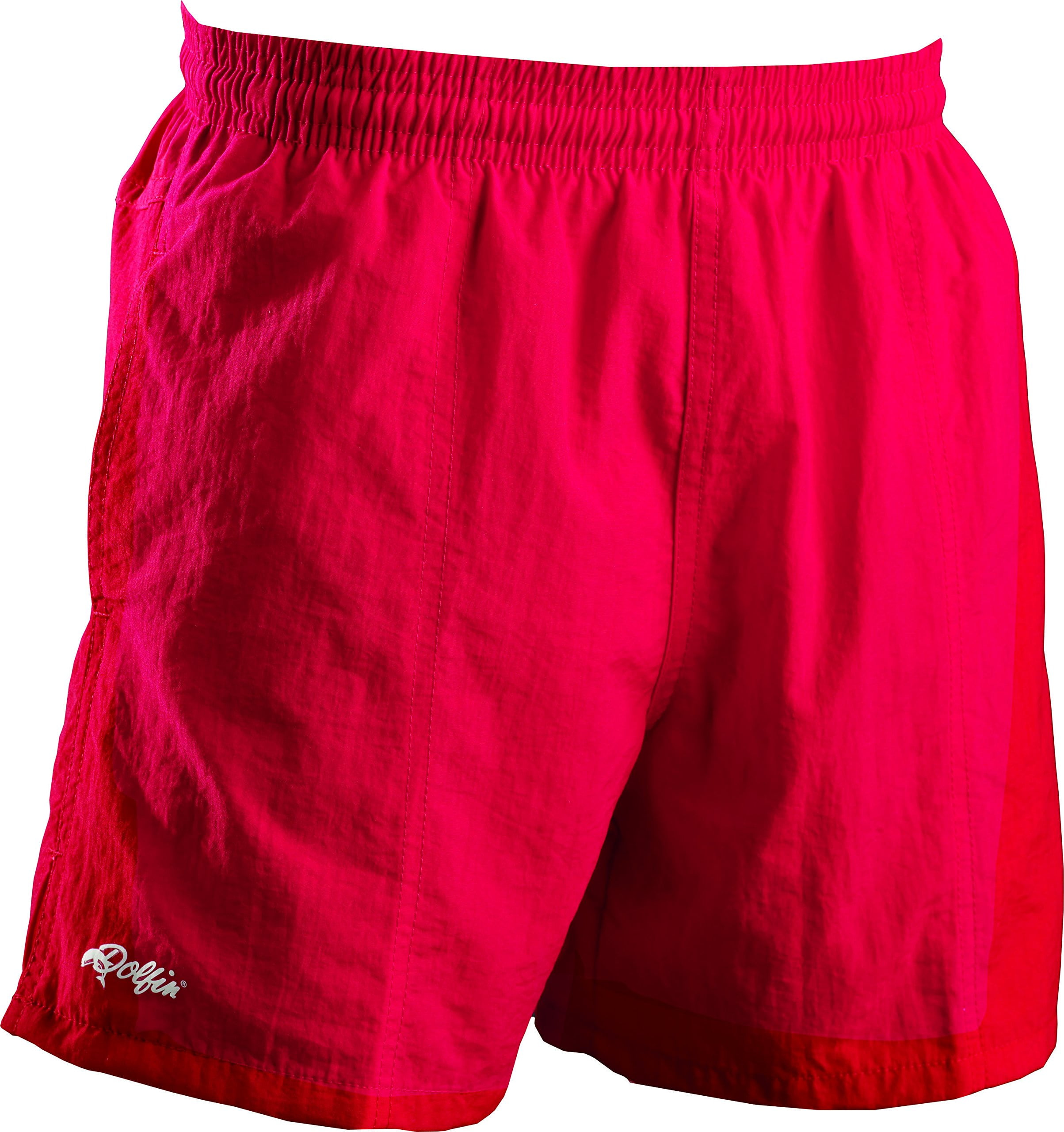 BASICS Dolfin Boys Solid Water Short in Red, Size Youth Medium