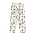 thumbnail image 5 of Naloa Tree Squirrel Print Women’s Ultra-Soft Comfy Pajama Lounge Pants with Pockets & Drawstring, 5 of 8