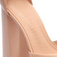 thumbnail image 4 of Schutz Womens LENNE Leather Buckle Platform Sandals, 4 of 5