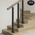 thumbnail image 3 of Miumaeov Staircase Fence Stair Black Iron Balusters Metal Stair Railing Spindles 75cm, 3 of 14