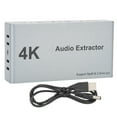 thumbnail image 2 of Audio Distributor, HD  Audio Extractor, Manual Control 2 In 1 Out  To  Audio Converter, 4K 30hz DC5V For Audio Extract Audio Convert, 2 of 8