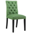 thumbnail image 3 of Modway Duchess Tufted Dining Side Chair in Green (Set of 2), 3 of 5