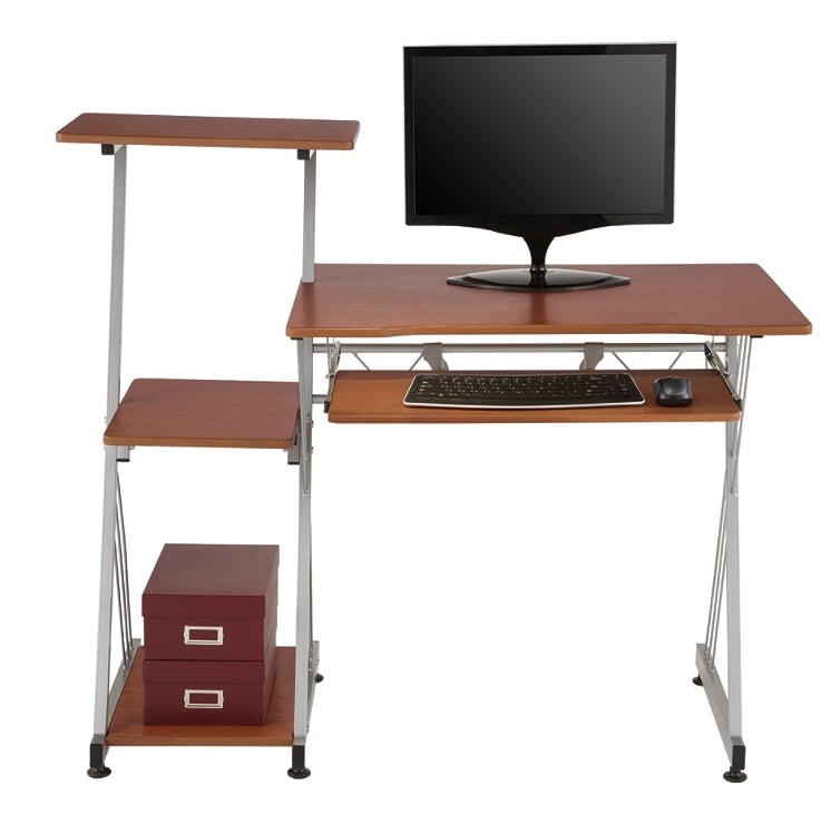 Brenton Studio Limble Computer Desk, Cherry