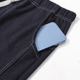 thumbnail image 5 of MEZZALL Women Maternity Pants Solid Color Casual Stylish Drape Slim Ankle Length Soft Denim Pants Pregnancy Comfort Fit Vacation Pregnant Trousers, 5 of 8