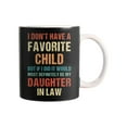 thumbnail image 5 of PEONAVET Mug Lettering Vintage I Don't Have Favorite Child Daughter Mug, 5 of 5