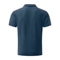 thumbnail image 4 of Mens Polo Shirts Textured Short Sleeve Casual Collared Shirt Moisture Wicking Quick Dry, 4 of 6
