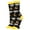 Black, variant on Oooh Yeah Women's Funny Crew Socks, Crazy Cool Fashion Socks, Donut Box, One Size