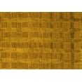 thumbnail image 1 of Ahgly Company Machine Washable Indoor Rectangle Abstract Yellow Modern Area Rugs, 3' x 5', 1 of 4