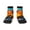 3 Black, variant on Colorful Paint Print Pattern Quarter Crew Socks,Toe Seamed Ankle Socks,Cotton Cushioned Breathable Athletic Crew Sports Socks