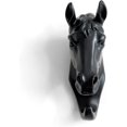 thumbnail image 1 of Gancho de pared simple con cabeza de caballo, colgador con forma de Animal, gancho para sombrero, resistente, rústico, regalo decorativo, 1 of 5