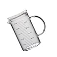 thumbnail image 1 of Hi,Fancy Grade Glass Cup Scale Easy Beaker Handle Hot-resistant Non-toxic To Read Glass Borosilicate Kitchen Cup Beaker 250ml 500ml, 1 of 9