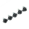 thumbnail image 3 of 5Pcs Knob Bolt, Injection Molded Triangle Locking Handle with Coating, M6 Thread, 32mm Handle Outer Diameter, Black, For Hardware, 3 of 7