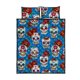 thumbnail image 5 of Suger Juego de Cama Colcha Calavera Rosa, 5 of 5