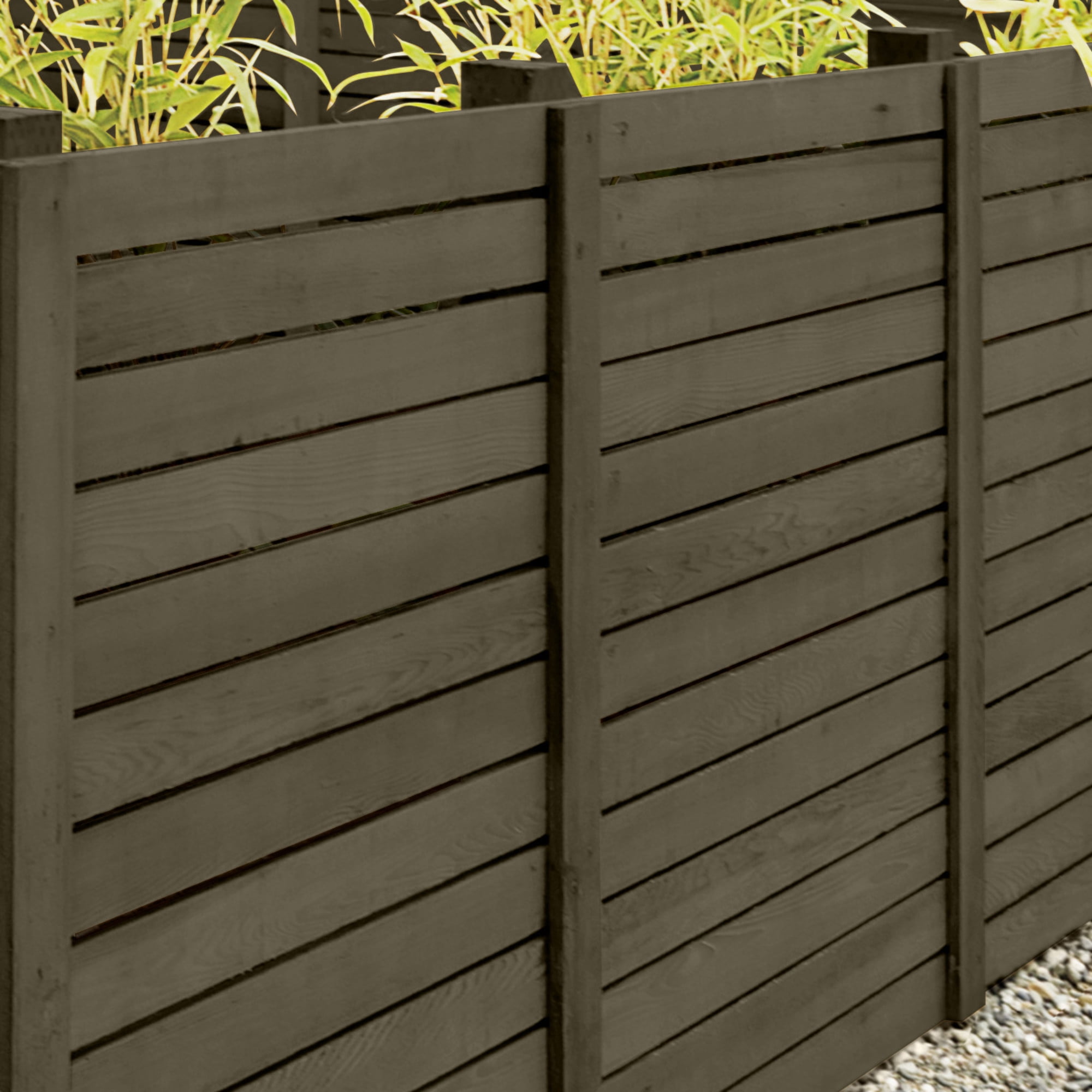 Olympic 1 Gallon SC-1034 Gibraltar Gray Exterior Solid Wood Protector Stain Plus Sealer in One
