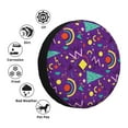 thumbnail image 4 of Kdxio Spare Tire Cover for RV Trailer, Waterproof Wheel Cover,Camper Spare Tire Cover Fit for Rv SUV Truck Travel Trailer 17 inch-Retro 80s Style, 4 of 8
