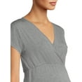 thumbnail image 2 of Oh! Mamma Maternity Women's Wrap Nursing Dress (Women's and Women's Plus), 2 of 5